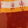 Rajasthani Bandhej Brown Cotton Saree with Blouse Piece - Image 8