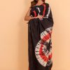 Striped Cotton Saree with Blouse Piece - Image 3