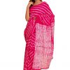 Pretty in Pink Cotton Saree with Blouse piece