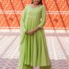 Pista Silver Embroidery Dress Set - Image 3