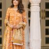 Mustard Dabu Print Cotton Dress Set - Image 7