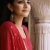 Scarlet Gold Handblock Anarkali Set - Image 2