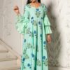 Sea Green Block Butta Dress