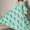 Sea Green Block Butta Dress - Image 2