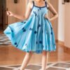 Sky Blue Polka Dot Dress
