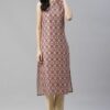Multi Color Digital Printed Straight Kurta with Pant
