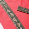 Peach Color Solid Straight Crepe Kurta - Image 5