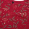 Dark Pink Color Foil Printed Straight Kurta And Pant Set - Image 4