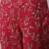Dark Pink Color Foil Printed Straight Kurta And Pant Set - Image 6