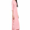 women's Pink color Straight Digital Print Kurta Palazzo set - Image 6