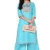 Straight Polysilk Kurta