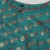 Green Color Foil Printed Straight Kurta - Image 4