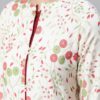 Cream Color Foil Print Flared Kurta - Image 4