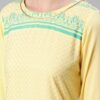 Yellow Color Khari Print Straight Kurta - Image 4
