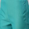 Turquoise Blue Color Foil Print Straight Kurta And Pant Set - Image 6