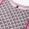 Pink Color Screen Print Straight Kurta - Image 4