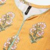 Yellow Color Screen Print Straight Kurta with Pant - Image 4