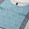 Navy Blue Color Screen Print Straight Kurta with Pant - Image 4