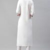 Cream Color Digital Printed Straight Kurta - Image 3