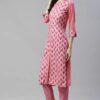 Pink Color Digital Printed Straight Kurta And Pant Set - Image 2