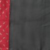 Black Color Foil Print Straight Kurta Pant And Dupatta Set - Image 8