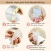 Avni Natural Menstrual Cup Wash - 100ml | Fragrance Free | Plant based | No Chemicals | Maintains Cup Colour | Removes Blood Stains & odour | Skin Safe - Image 6