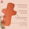 Avni Fluff Washable Cloth Pads, 2 L + 2 XL (2 X 280MM + 2 X 330MM, Pack of 4) | Antimicrobial Reusable Cloth Sanitary Pad | With Cloth Storage pouch - Image 3