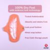 Avni Fluff Washable Panty Liner (190MM, Pack of 6) | Antimicrobial | With Storage pouch | Everyday use - Image 2