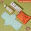 Avni Fluff Washable Cloth Pads, 1 XL + 1 XXL (1 X 330MM + 1 X 360MM, Pack of 2) | Antimicrobial Reusable Cloth Sanitary Pad | With Cloth Storage pouch - Image 7