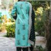 Green Rayon slub Kurti set with Pant and Dupatta - Image 2