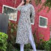 Multicolor Fashionable cotton straight Kurti - Plus Sizes - Image 3