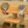 Stylish Handcrafted Solid Wood Watch Holder - Image 5