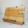 Classy Wooden Desk Organizer for Keys, Phone, Headphone & Watch - Image 2