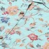 Poly Rayon Aqua Green Colored Digital Printed Flared Ethnic Kurta / Ethnic Dress - Image 4