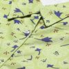 Poly Rayon Light Green Colored Digital Printed A-Line Ethnic Kurta / Ethnic Dress - Image 4
