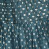 Teal Blue Color Foil Print Straight Kurta And Dhoti Pant Set - Image 5