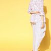 Grey Color Screen Print Kurta And Dhoti Pant Set - Image 3