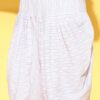 Grey Color Screen Print Kurta And Dhoti Pant Set - Image 5