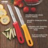 Kitchen Knife Set - Multipurpose Utility Knives for Household - Serrated Knife - Pack of 10 - Image 3