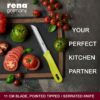 Kitchen Knife Set - Multipurpose Utility Knives for Household - Serrated Knife - Pack of 10 - Image 5