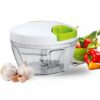 3 in 1 Vegetable Chopper/Slicer/Cutter - Manual/Handy Chopper for Kitchen and Household