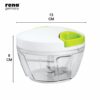 3 in 1 Vegetable Chopper/Slicer/Cutter - Manual/Handy Chopper for Kitchen and Household - Image 2