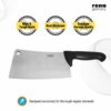 Meat Chopper Butcher Knife - Meat Cleaver & Slicing Knife - Chinese Chopper Knife - 8.5 Inch - Image 3
