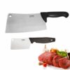Meat Chopper Butcher Knife - Meat Cleaver & Slicing Knife - Chinese Chopper Knife - 8.5 & 2.5 Inch - Image 2