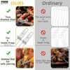 Barbeque Skewers - Stainless Steel Meat Fork - Tandoori Stick - Skewers for Tandoor / BBQ / Grill - 4 Piece - Image 3