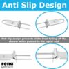 Barbeque Skewers - Stainless Steel Meat Fork - Tandoori Stick - Skewers for Tandoor / BBQ / Grill - 4 Piece - Image 4