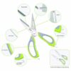Stainless Steel 6 in 1 Multi-Functiona Kitchen Scissor, Standard, Grey - Image 3