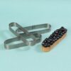 Perforated Tart Ring - Tart Ring for Baking - Oval Tart Mould - Cake Mousse Ring Mold - 3 Pieces Set (145x20 mm)