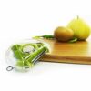 Peeler for Vegetables - Fruit Slicer - Ideal for Creating Serrated Juliennes - Stainless Steel Blades - Blade Types: Plain, Serrated & Julienne - Image 4