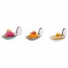 Amalfi - Fish Shape - Dining Table Platter - Porcelain Serving Tray - Multi-Purpose Multi Color 3 Piece Set - Image 2